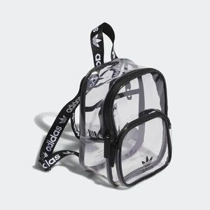 Adidad vinyl clear backpack